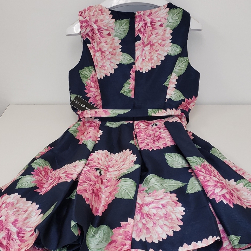 Jessica Howard Floral-Print Fit & Flare Dress NWT - Picture 7 of 7